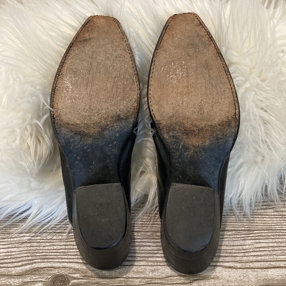 Back At The Ranch Leather Western Mules - Picture 7 of 15